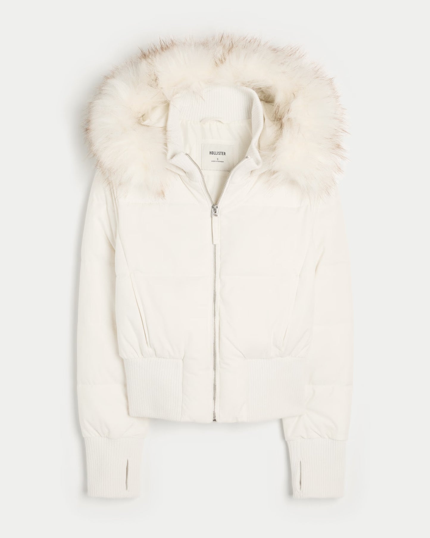 Hollister Faux fur puffer