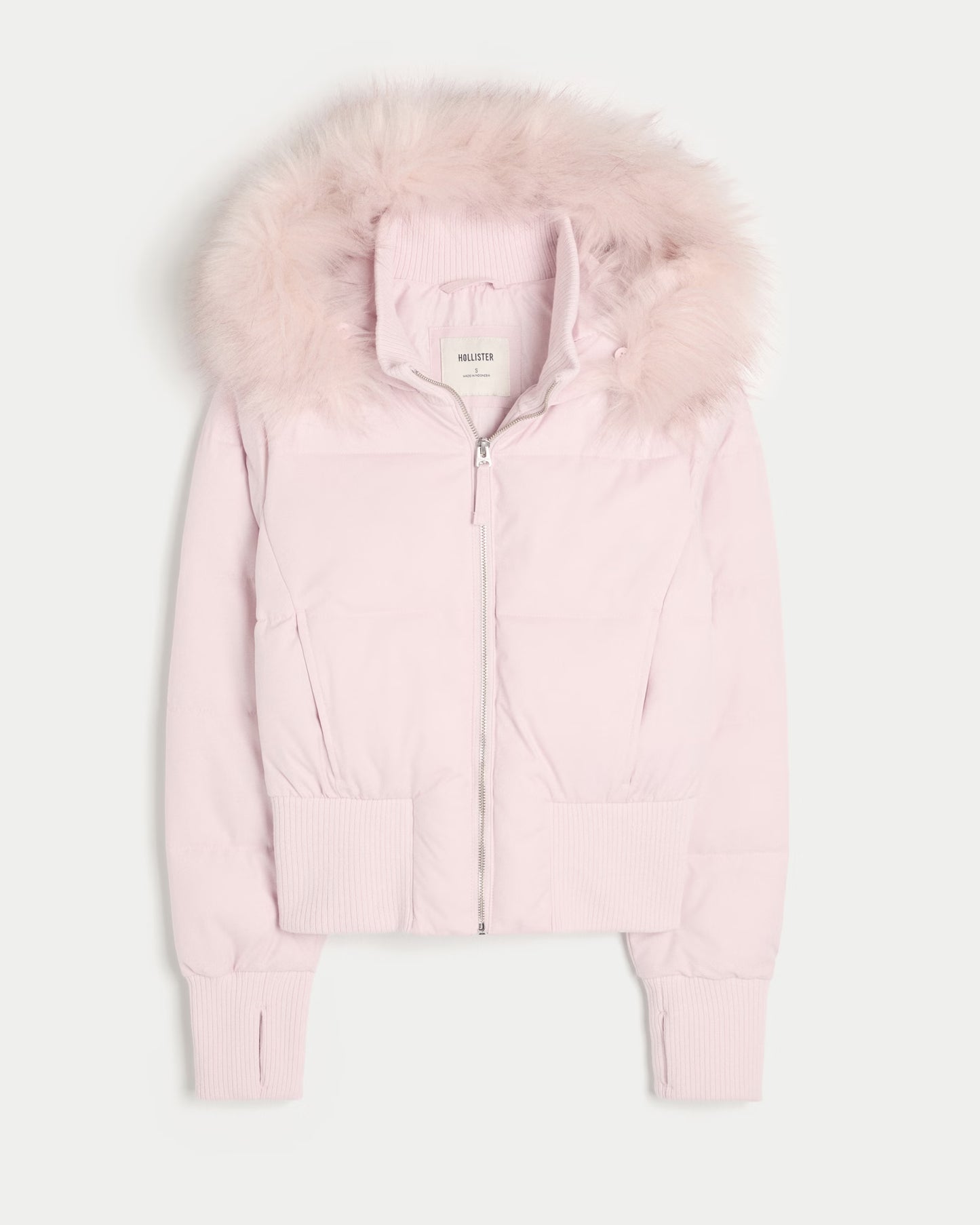 Hollister Faux fur puffer