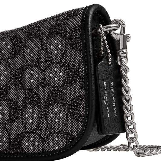 black crystal bag